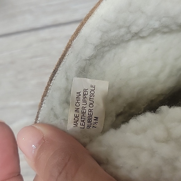 Michael Kors Tan Suede Wendi Wedge Bootie Size 7 1/2 - Picture 7 of 9